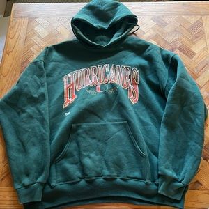vtg Miami Hurricanes hoodie XL